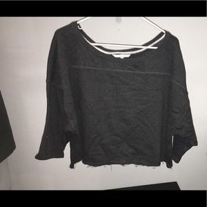 Victoria's Secret Crop Boat Neck Sweater